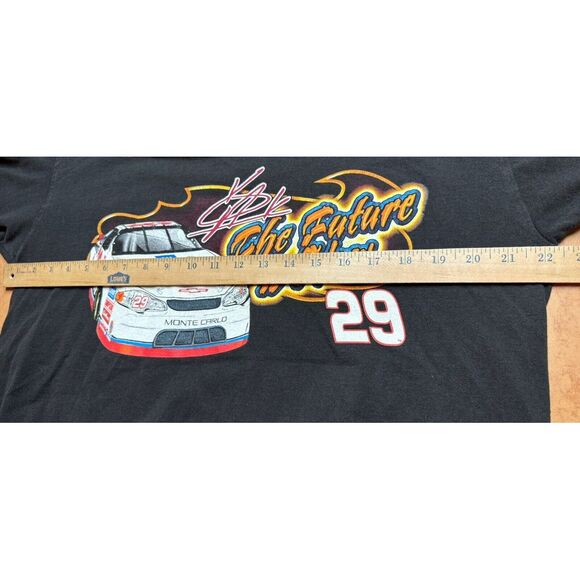Vintage Chase Kevin Harvick #29 All Over Print T Shirt Mens Sz Large L/S - Picture 5 of 7